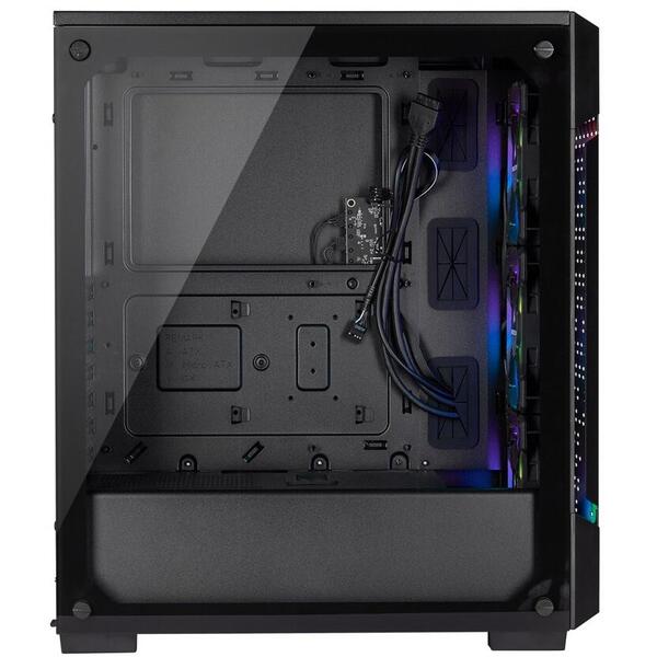 Carcasa Corsair iCUE 220T RGB Airflow Tempered Glass Black