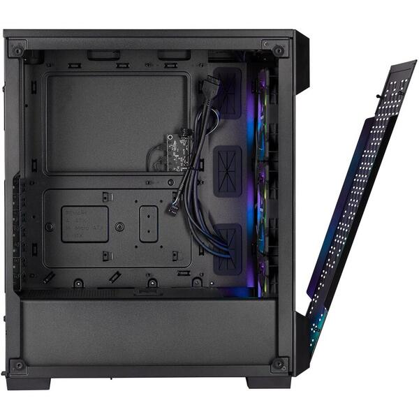 Carcasa Corsair iCUE 220T RGB Airflow Tempered Glass Black