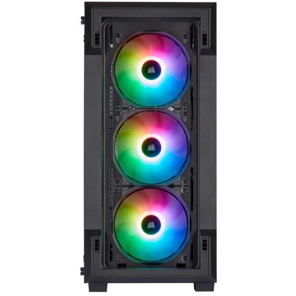 Carcasa Corsair iCUE 220T RGB Airflow Tempered Glass Black