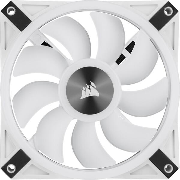 Ventilator PC Corsair iCUE QL120 RGB 120mm White