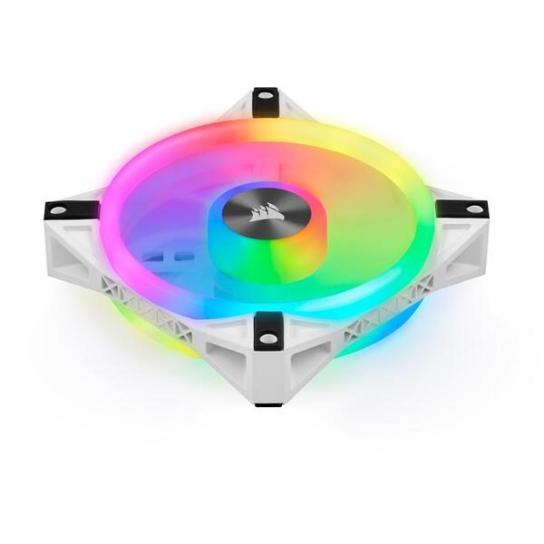 Ventilator PC Corsair iCUE QL120 RGB 120mm White