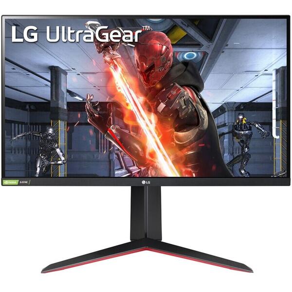 Monitor LED LG UltraGear 27GN650-B 27 inch FHD, 1ms HDR 144 Hz Negru