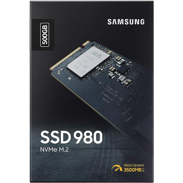 SSD Samsung 980 500GB PCI Express 3.0 x4 M.2 2280