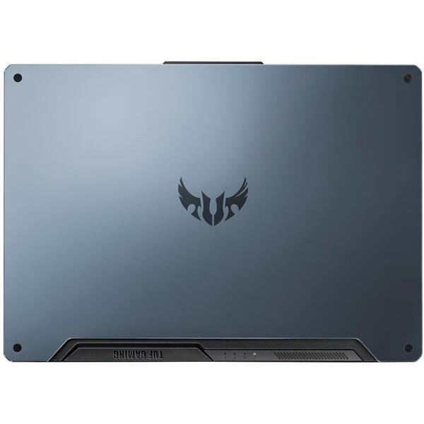 Laptop Gaming Asus TUF F15 FX506LH, 15.6 inch FHD 144Hz, Intel Core i7-10870H, 8GB DDR4, 512GB SSD, GeForce GTX 1650 4GB, Fortress Gray