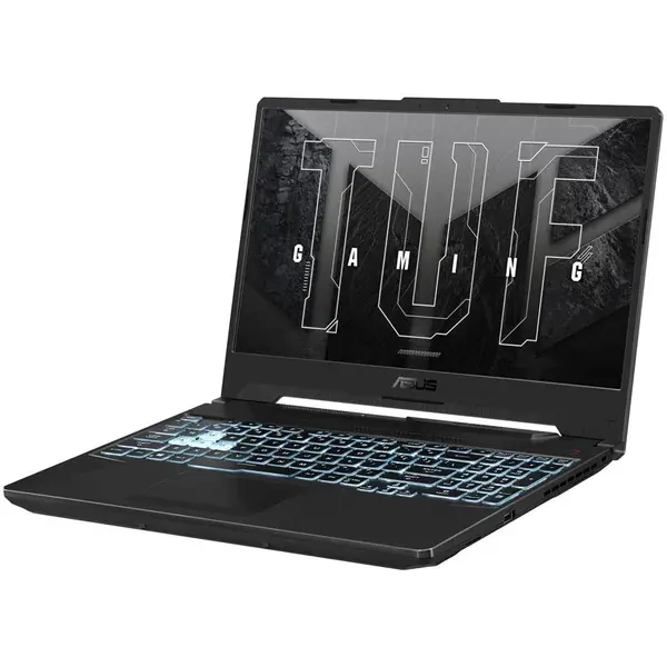 Laptop Gaming Asus TUF F15 FX506HE, 15.6 inch FHD 144Hz, Intel Core i7-11800H, 8GB DDR4, 512GB SSD, GeForce RTX 3050 Ti 4GB, No OS, Eclipse Gray