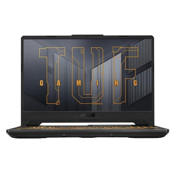 Laptop Gaming Asus TUF F15 FX506HE, 15.6 inch FHD 144Hz, Intel Core i7-11800H, 8GB DDR4, 512GB SSD, GeForce RTX 3050 Ti 4GB, No OS, Eclipse Gray