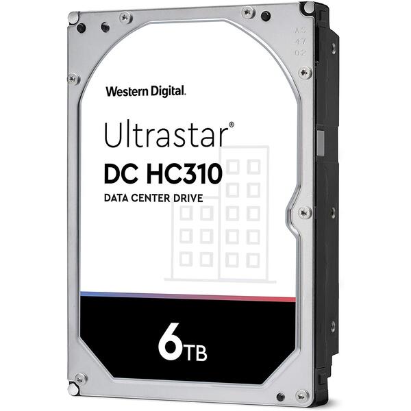 Hard Disk Server WD Ultrastar DC 7K6 6TB SATA 3 256MB 7200 rpm 512E SE