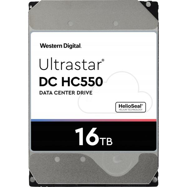 Hard Disk Server WD Ultrastar DC HC550 16TB SATA 3 512MB 7200 rpm 512E ISE NP3 0F38460