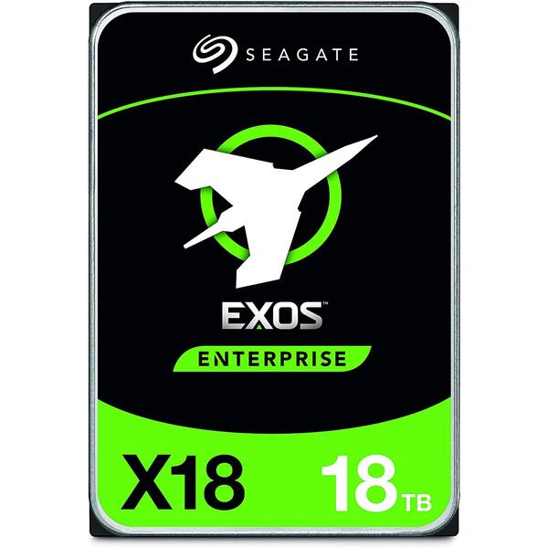 Hard Disk Server Seagate Exos X18 512E/4kn 18TB SATA 3 256MB 7200 rpm