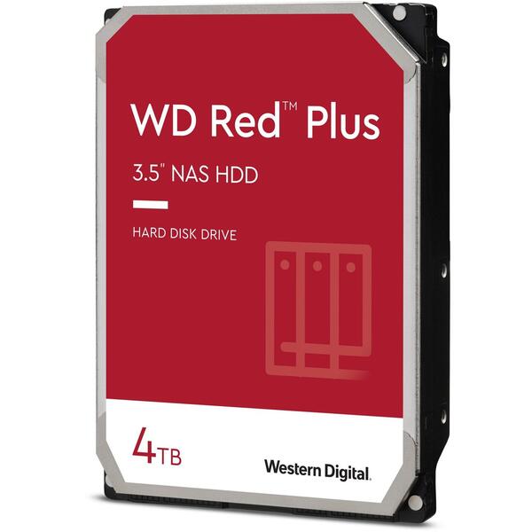 Hard Disk WD Red Plus 4TB SATA 3 5400RPM 128MB