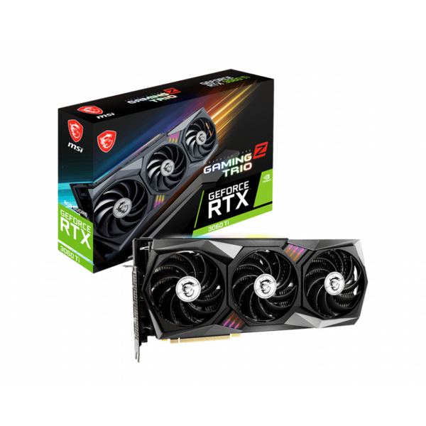 Placa video MSI GeForce RTX 3060 Ti GAMING Z TRIO LHR 8GB GDDR6 256 Bit