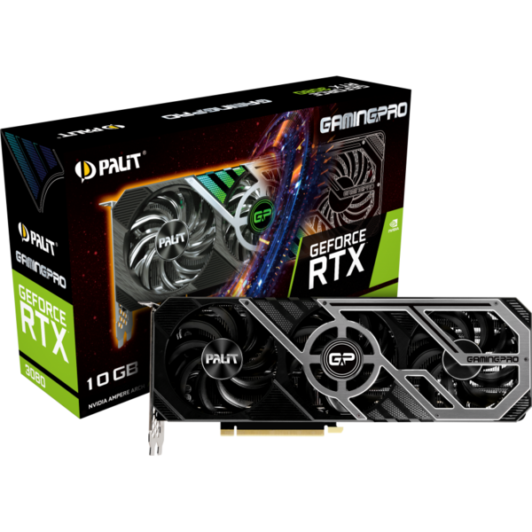Placa video Palit GeForce RTX 3080 GamingPro LHR 10GB GDDR6X 320 Bit