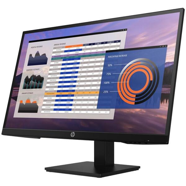 Monitor LED HP P27h G4 27 inch FHD 5 ms Negru