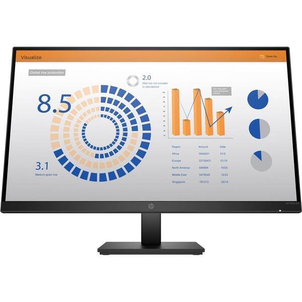 Monitor LED HP P27q G4 27 inch QHD 5 ms Negru