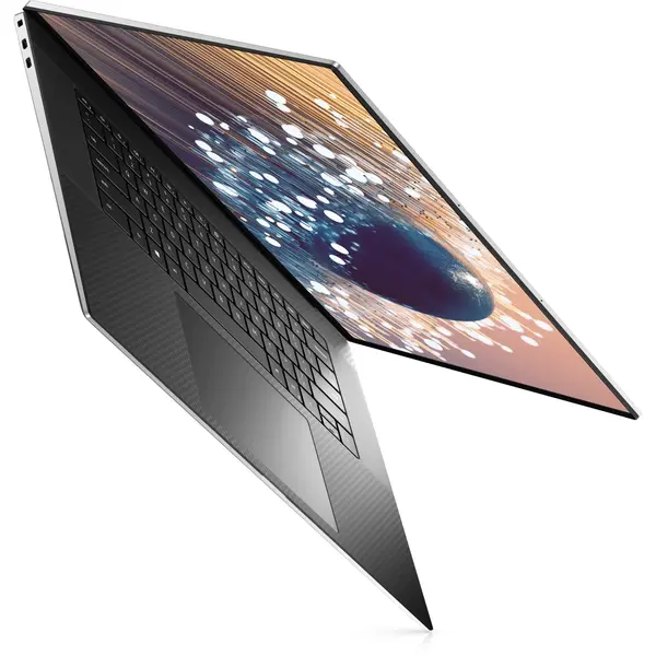 Laptop Dell XPS 17 9700, 17 inch UHD+ InfinityEdge Touch, Intel Core i7-10750H, 32GB DDR4, 1TB SSD, GeForce GTX 1650 Ti 4GB, Win 10 Pro, Platinum Silver