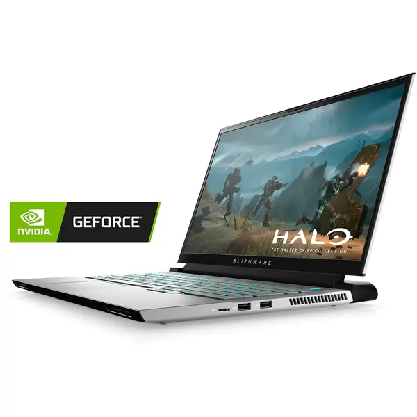 Laptop Dell Alienware m17 R3, 17.3 inch FHD 144Hz, Intel Core i7-10750H, 32GB DDR4, 2x 2TB + 512GB SSD, GeForce RTX 2080 Super 8GB, Win 10 Pro, Lunar Light