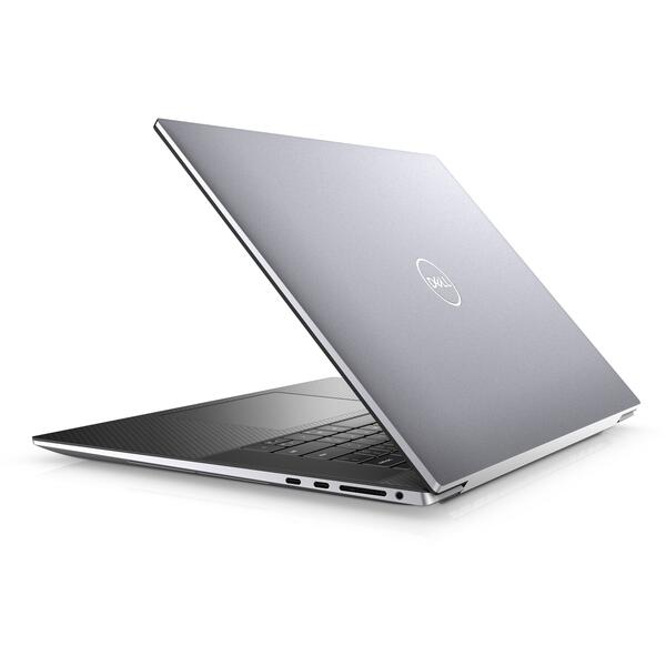 Laptop Dell Precision 5760, 17.3 inch UHD+ Touch, Intel Core i7-11850H, 16GB RAM, 512TB SSD, nVidia RTX A2000 4GB, Windows 10 Pro, Gray