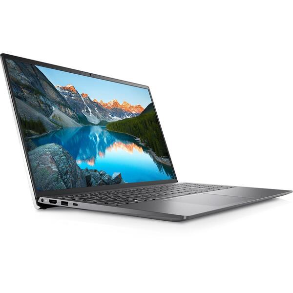 Laptop Dell Inspiron 15 5510, 15.6 inch FHD, Intel Core i7-11390H, 16GB DDR4, 512GB SSD, Intel Iris Xe, Win 11 Home, Platinum Silver, 3Yr CIS