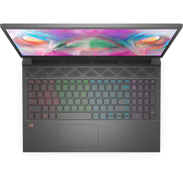 Laptop Dell Inspiron G5 5510, 15.6 inch FHD 165Hz, Intel Core i7-10870H, 16GB DDR4, 512GB SSD, GeForce RTX 3060 6GB, Linux, Grey