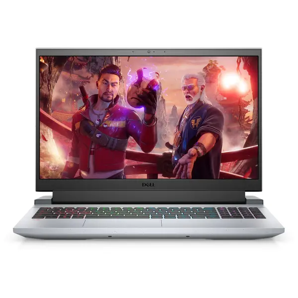 Laptop Gaming Dell Inspiron G5 5515, 15.6 inch FHD, AMD R7-5800H, 16GB DDR4, 512GB SSD, GeForce RTX 3060 6GB, Windows 10 Home, Grey