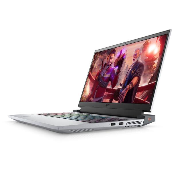 Laptop Dell Inspiron G5 5515, 15.6 inch FHD, AMD R7-5800H, 16GB DDR4, 1TB SSD, GeForce RTX 3060 6GB, Windows 10 Home, Grey