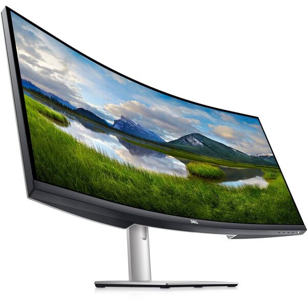 Monitor LED Dell S3422DW Curbat 34 inch 4 ms 100 Hz Negru