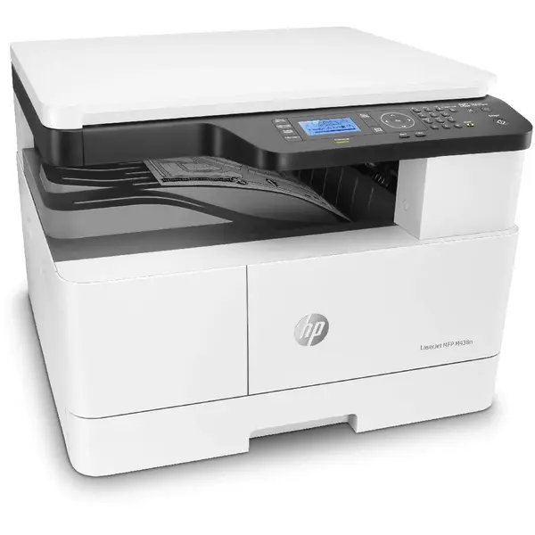 Multifunctionala HP LaserJet M438n Laser, Monocrom, Format A3, Retea