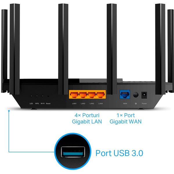 Router Wireless TP-LINK Archer AX73 Dual-Band Gigabit WiFi 6