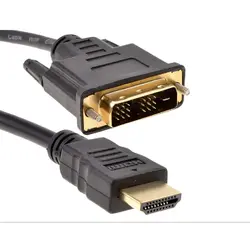 HDMI (T) la DVI-D SL (T), 1.8m, Negru