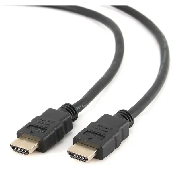 Spacer HDMI (T) la HDMI (T), 1m, conectori auriti, 4K la 60 Hz, Negru