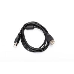 Cablu prelungitor Spacer USB 2.0 (T) la USB 2.0 (M), 1.8m, Black