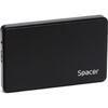 Rack Spacer pentru HDD/SSD, 2.5 inch, S-ATA, USB 3.0, Plastic, Negru