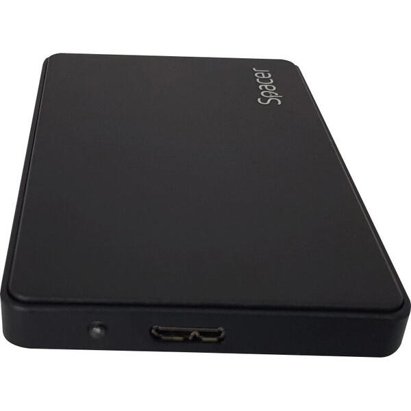 Rack Spacer pentru HDD/SSD, 2.5 inch, S-ATA, USB 3.0, Plastic, Negru