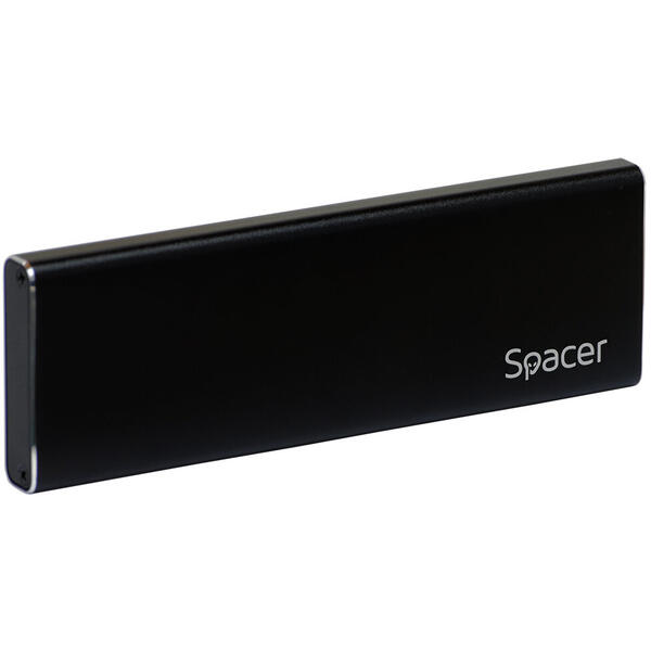 Rack Spacer Pentru SSD M.2 NGFF, USB 3.1 Type C, Aluminiu, Negru