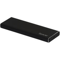 Pentru SSD M.2 NGFF, USB 3.1 Type C, Aluminiu, Negru