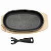 Heinner PLATOU SERVIRE OVAL 24 x 14CM, CU BAZA LEMN