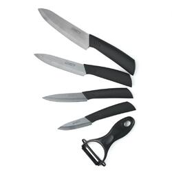 SET CUTITE 5 PIESE CERAMICA NEGRU COOK IN STYLE