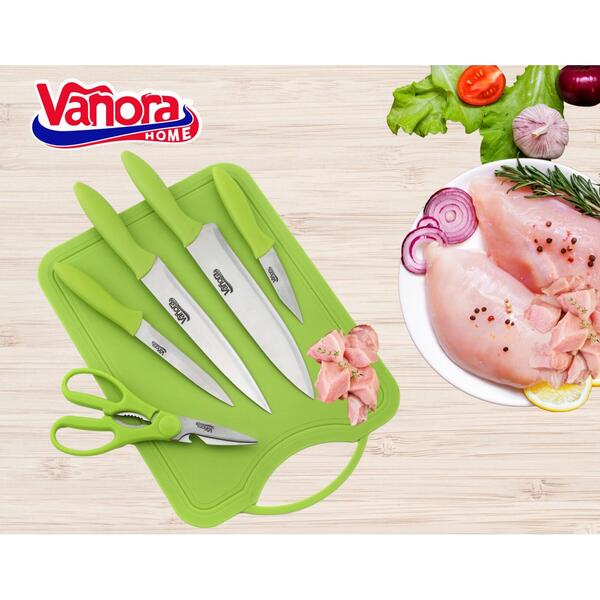 Vanora SET CUTITE BUCATARIE 6 PIESE, GREENS