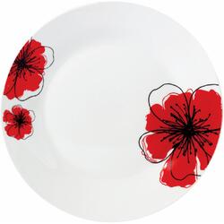 FARFURIE DESERT PORTELAN 19CM, RED FLOWER