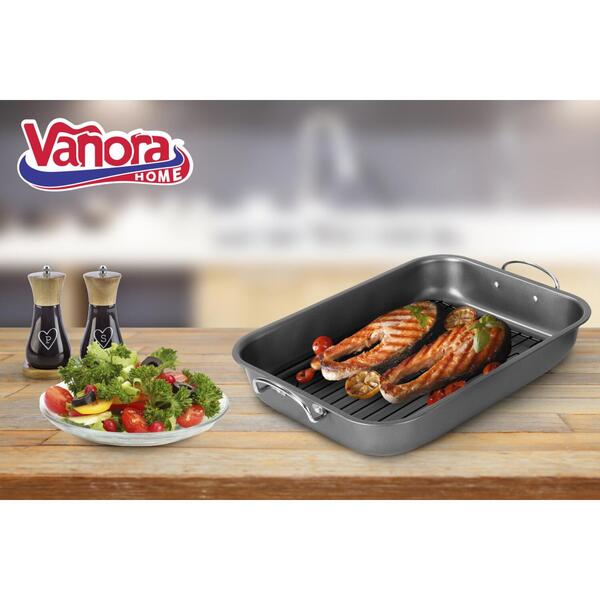 Vanora TAVA CUPTOR CU GRILL 39 x 29 x 6CM