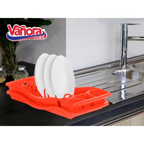 Vanora SUPORT PENTRU VASE CU TAVA 45 x 27 x 8.6 CM, PORTOCALIU