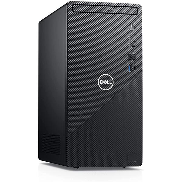 Sistem Brand Dell Inspiron 3891, Intel Core i3-10105, 8GB RAM, 1TB HDD, Intel UHD 630, Linux, Negru