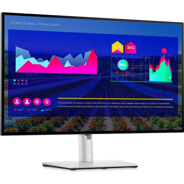 Monitor LED Dell UltraSharp U2722D 27 inch QHD 5 ms Negru 60 Hz