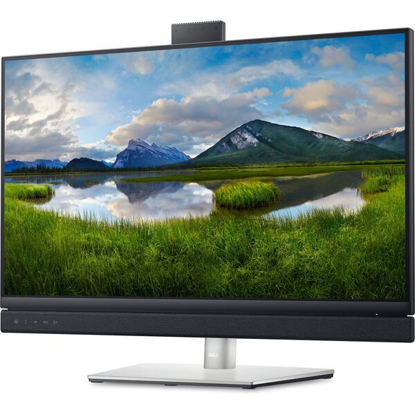 Monitor Video conferinta Dell C2722DE 27 inch QHD 5 ms Webcam 60 Hz Negru