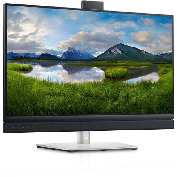 Monitor Video conferinta Dell C2722DE 27 inch QHD 5 ms Webcam 60 Hz Negru
