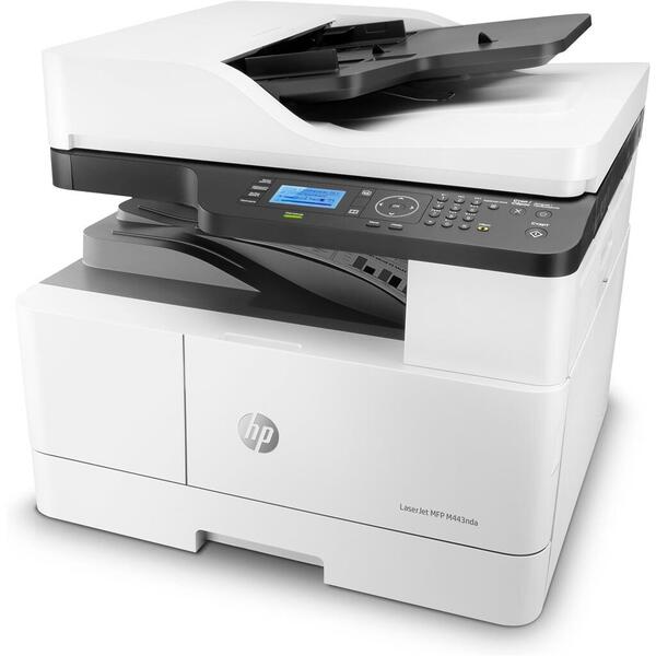 Multifunctionala HP LaserJet MFP M443nda Laser, Monocrom, A3, Duplex, Retea