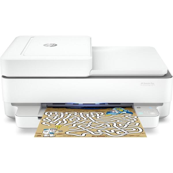 Multifunctionala HP DeskJet Plus 6475, InkJet, Color, Format A4, Wi-Fi