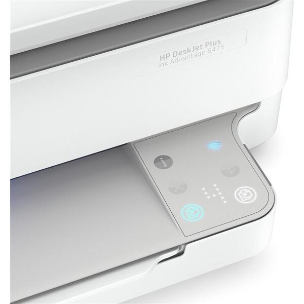 Multifunctionala HP DeskJet Plus 6475, InkJet, Color, Format A4, Wi-Fi