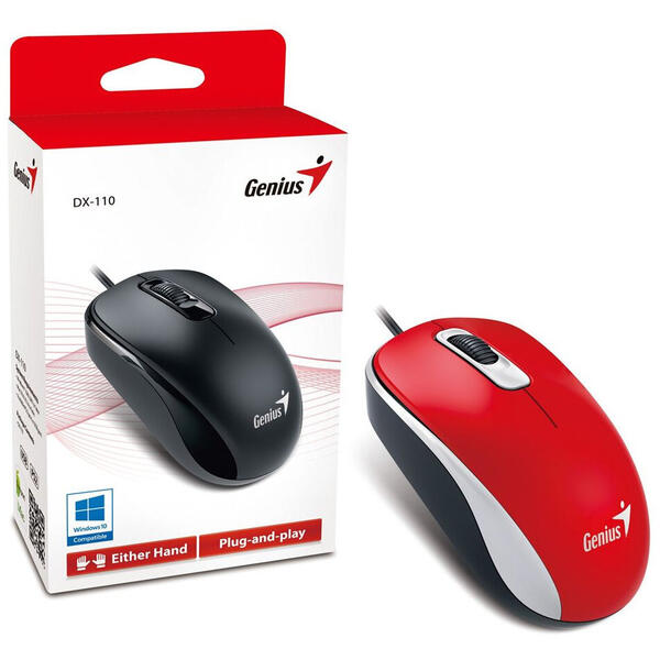 Mouse Genius DX-110 USB Red