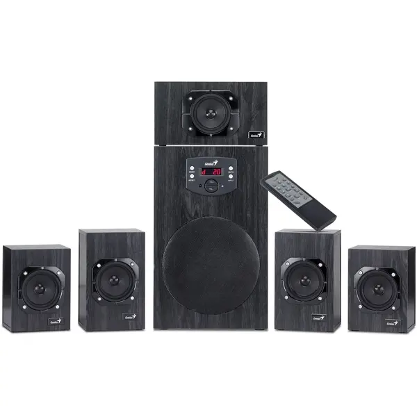 Boxe Genius 5.1, SW-HF5.1 4500 II 125W RMS Black